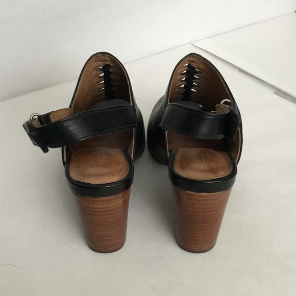 Clarks Artisan's Briatta Key Women's Adjustable Strap Peep-Toe Sandals Black 7W - Picture 3 of 9